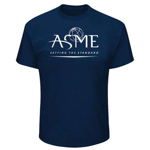 Tall Navy T Shirt-ASME - PLUS
