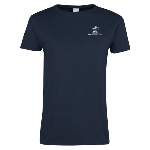 Womens Navy Short Sleeve Tee - BPV IX Welding Brazing and Fusing