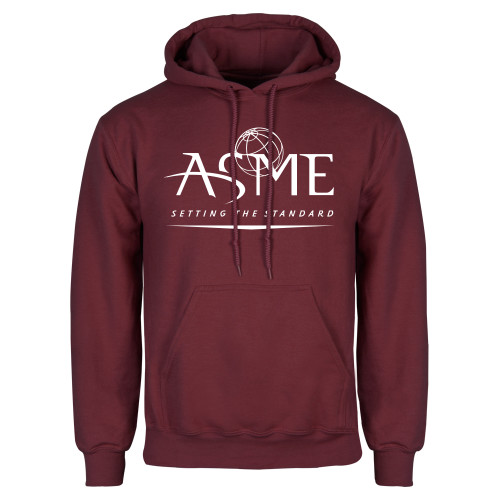 Maroon Fleece Hoodie-ASME