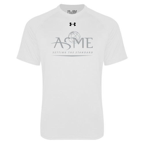 Under Armour White Tech Tee-ASME