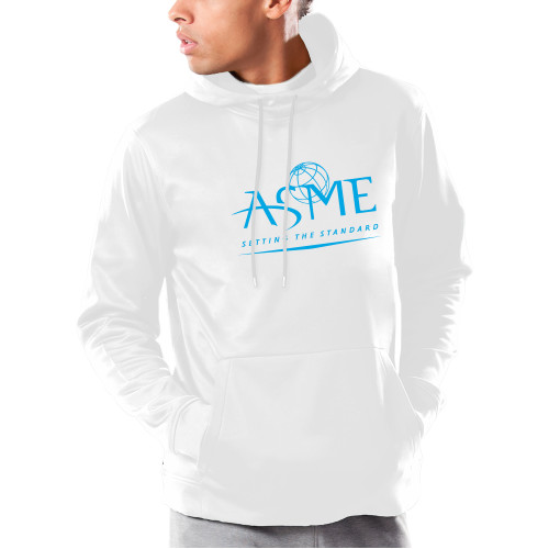 Under Armour White Armour Fleece Hoodie-ASME