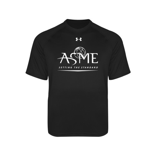 Under Armour Youth Black Tech Tee-ASME