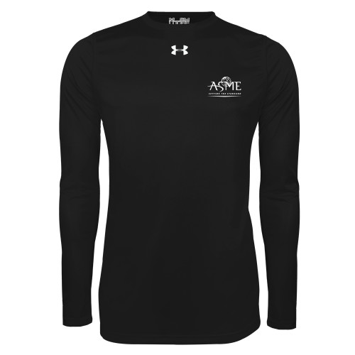 Under Armour Black Long Sleeve Tech Tee-ASME