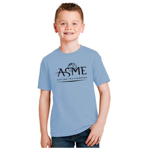 Youth Light Blue T Shirt-ASME