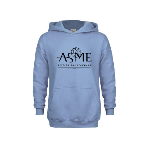 Youth Light Blue Fleece Hoodie-ASME