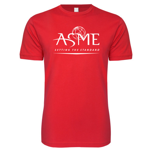 Next Level Red Softstyle T Shirt-ASME