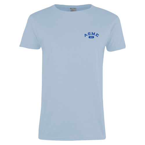 Womens Light Blue Short Sleeve Tee-Heritage