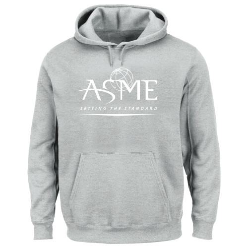 Extended Heather Grey Hoodie-ASME - PLUS