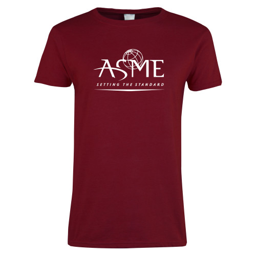 Next Level Womens Cardinal Short Sleeve Tee-ASME