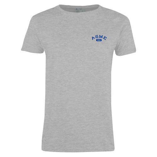 Womens Grey Short Sleeve Tee-Heritage