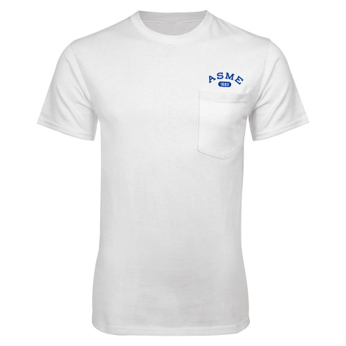 White T-Shirt w/Pocket-Heritage