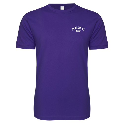 Next Level Purple SoftStyle T Shirt-Heritage