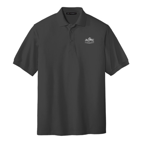 Charcoal Silk Touch Polo-ASME