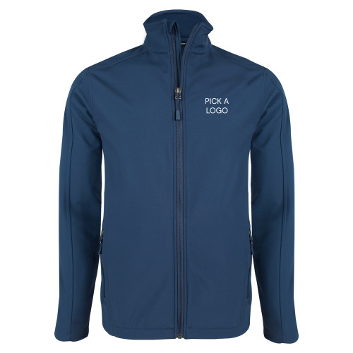 Navy Softshell Jacket - ASME - Primary Mark - 1 Color