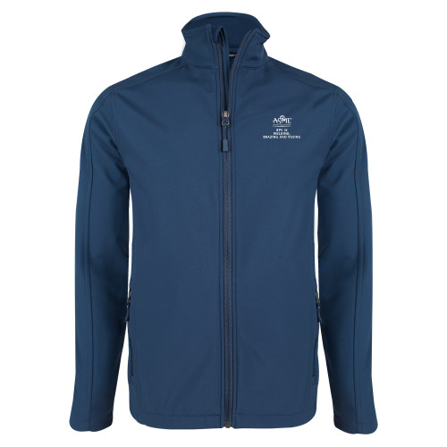  Navy Softshell Jacket - BPV IX Welding Brazing and Fusing