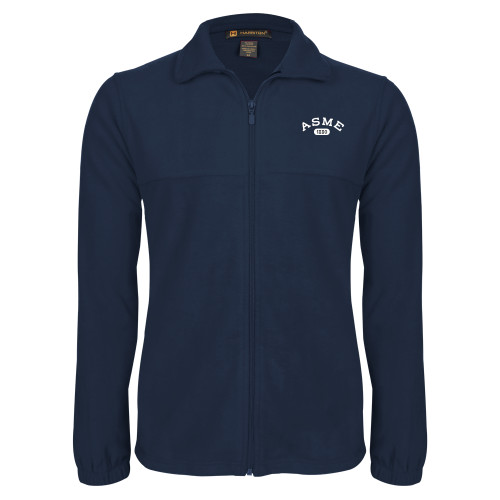 Navy Fleece Full Zip  Jacket-Heritage