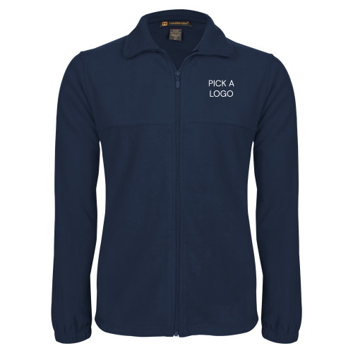  Navy Fleece Full Zip  Jacket - ASME - Primary Mark - 1 Color