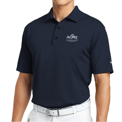 Nike Navy Tech Basic Dri Fit Polo-ASME