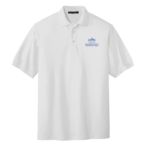  White Silk Touch Polo - NQA Nuclear Quality Assurance