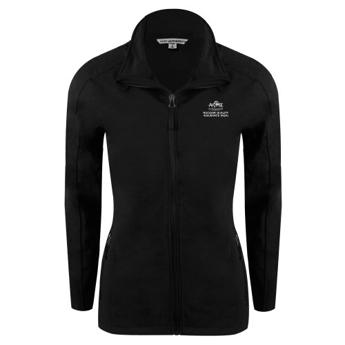  Womens Black Softshell Jacket - NQA Nuclear Quality Assurance