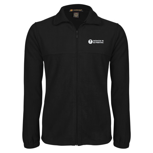 Black Fleece Full Zip Jacket-Women in 3D Printing
