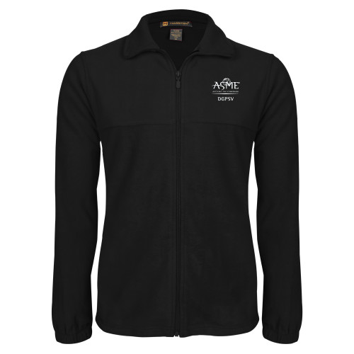 Black Fleece Full Zip Jacket-DGPSV