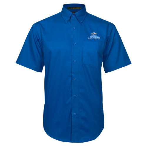Royal Twill Button Down Short Sleeve-AED Aerospace & ADDV Engineering Product Defenition