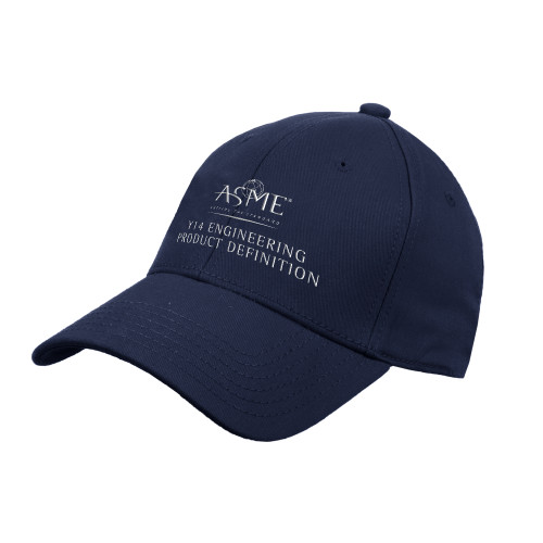 Navy Structured Adjustable Pro Style Hat-Y14 Engineering Product Defenition