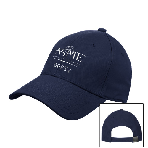 Navy Structured Adjustable Pro Style Hat-DGPSV