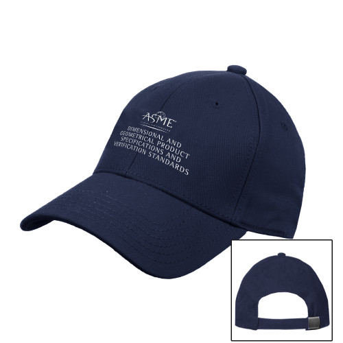 Navy Structured Adjustable Pro Style Hat-DGPSV Full Name