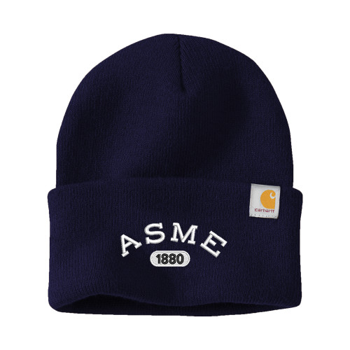 Carhartt Navy Knit Beanie w/Cuff-Heritage