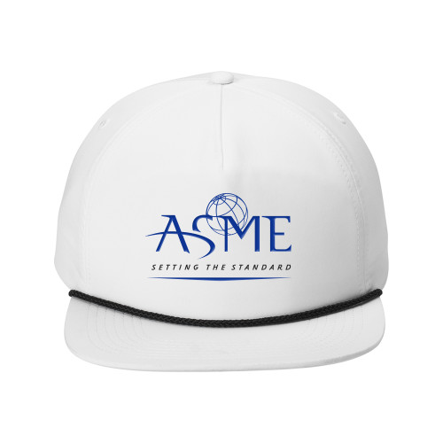 Retro White/Black Rope Cap-ASME