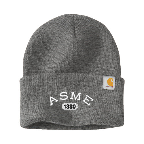 Carhartt Heather Grey Knit Beanie w/Cuff-Heritage