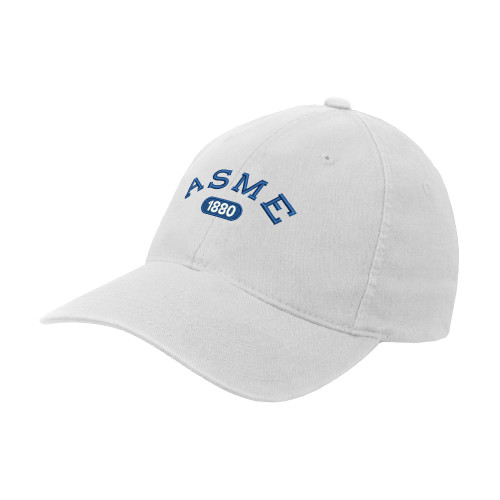 White Flexfit Structured Low Profile Hat-Heritage