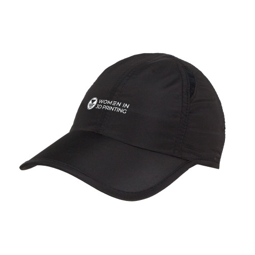 Black Performance Cap-Women in 3D Printing