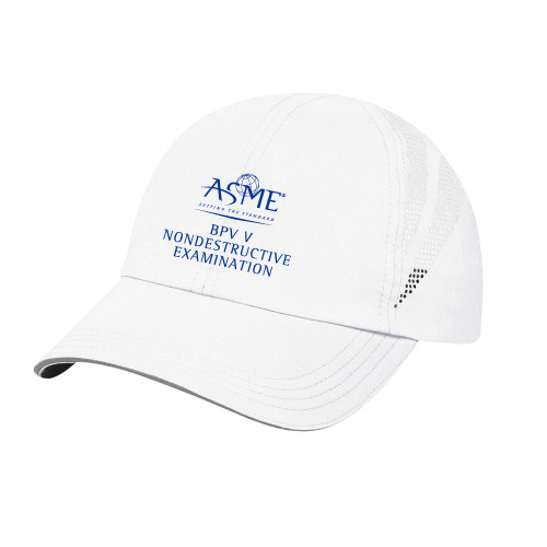 Womens White Performance Cap-BPV V Nondestructive Examination
