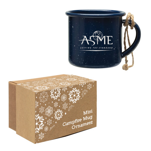 Navy Mini Campfire Mug Ornament-ASME