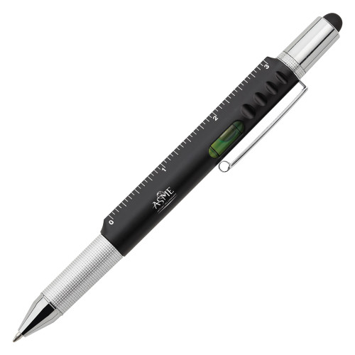 6 in 1 Black Ballpoint Pen-ASME