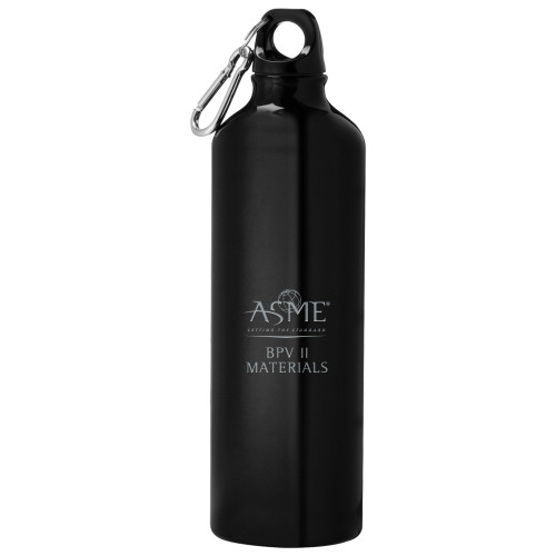  Venture Aluminum Black Bike Bottle 26oz - BPV II Materials Engraved