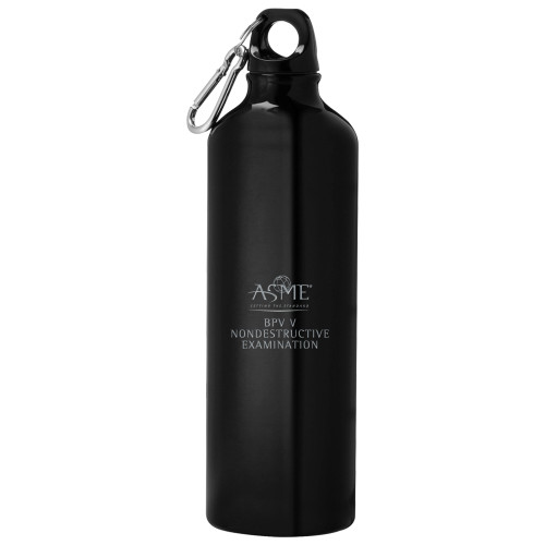  Venture Aluminum Black Bike Bottle 26oz - BPV V Nondestructive Examination Engraved