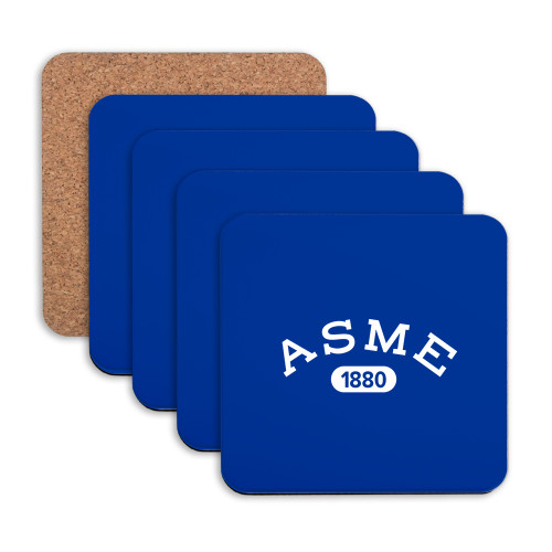 Hardboard Coaster w/Cork Backing 4/set-Heritage