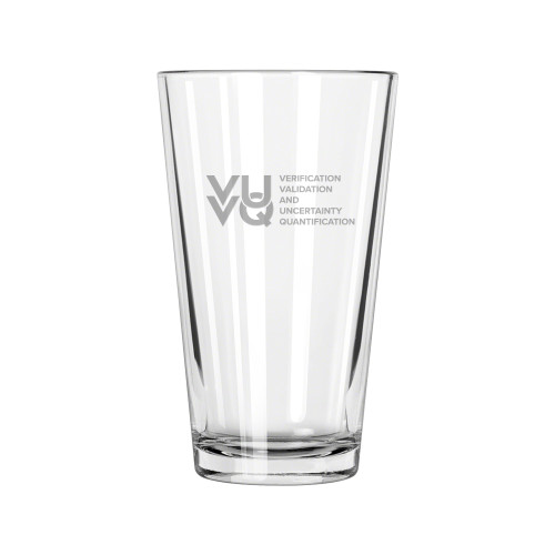 Libbey Glass 16oz-Verification Validation and Uncertainty Quantification Engraved