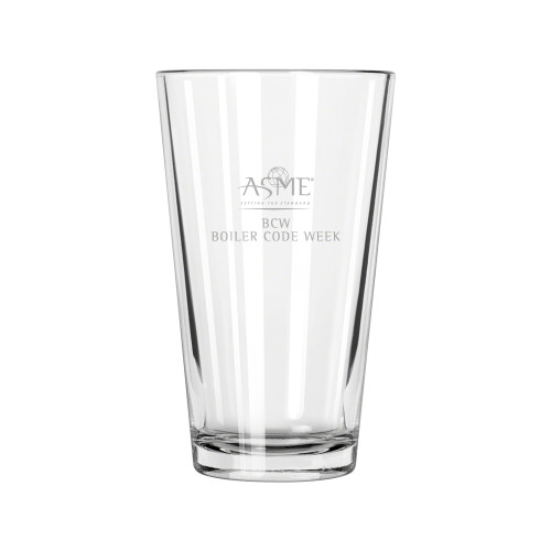 Libbey Glass 16oz-Boiler Code Week Engraved