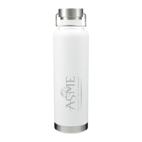 Thor Copper Vacuum Insulated White Bottle 32oz-ASME