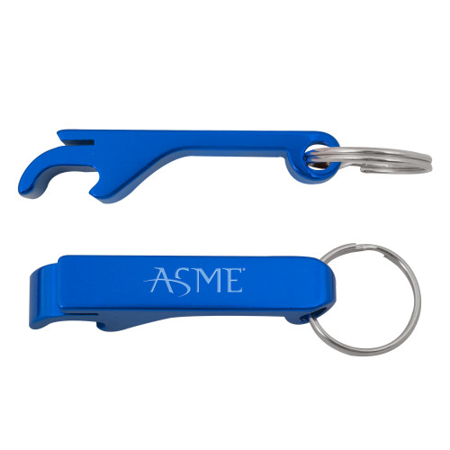 Aluminum Blue Bottle Opener-ASME