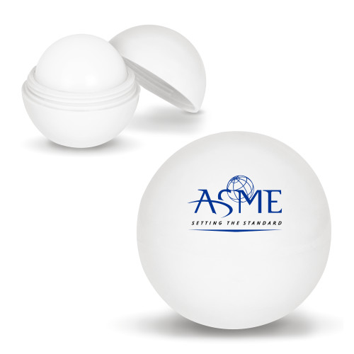 White Lip Moisturizer Ball-ASME