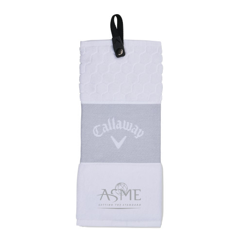 Callaway White Trifold Towel-ASME