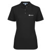 Thumbnail image for  Womens Silk Touch Black Pique Polo