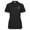 Thumbnail image for  Womens Silk Touch Black Pique Polo