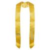Thumbnail image for  Gold Graduation Stole w/White Trim